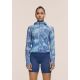 Kurtka damska CASALL Breeze Printed Running Jacket kolor granatowy