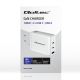 8. Qoltec Ładowarka sieciowa 100W GaN  | 5-20V | 1.5-5A | 2 x USB-C PD | 1 x USB QC 3.0 | Biała