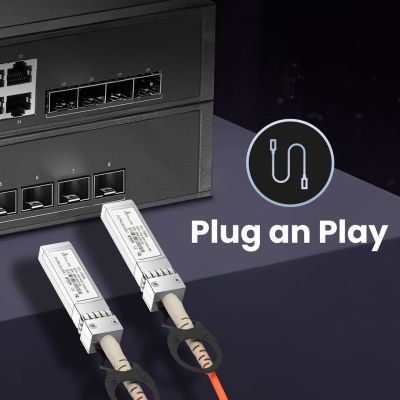 9. Extralink Kabel SFP+ AOC AOC SFP+ 10Gbps, 5m