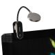 4. Baseus mini lampka lampa LED z klipsem szary (DGRAD-0G)