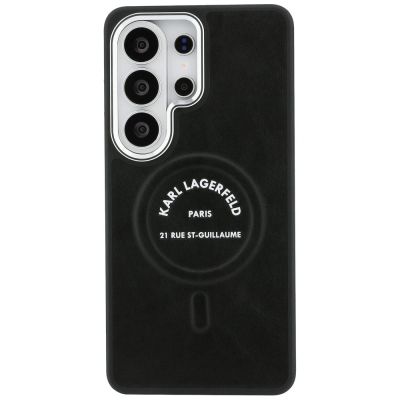 3. Etui Karl Lagerfeld Embossed Ring RSG Logo MagSafe na Samsung Galaxy S26 Ultra - czarne