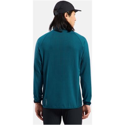 6. Kurtka hybrydowa męska Odlo ZEROWEIGHT WARM HYBRID Jacket zielona