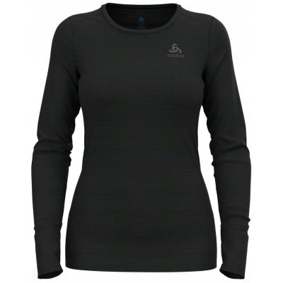 Koszulka damska Odlo BL TOP crew neck l/s MERINO 200 roz. M Czarna
