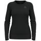 Koszulka damska Odlo BL TOP crew neck l/s MERINO 200 roz. M Czarna