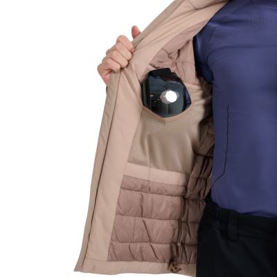 18. Kurtka narciarska męska 4F M0787 beżowa 4FWAW25TTJAM0787 83S