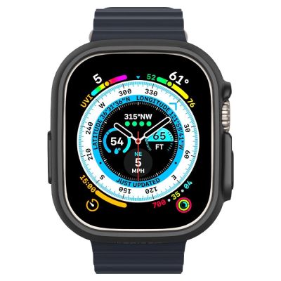 8. Etui Spigen Thin Fit na Apple Watch Ultra (49 mm) - czarne