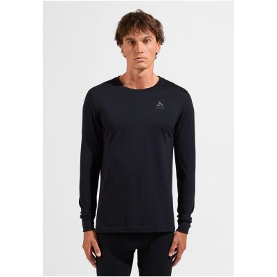 14. Koszulka męska Odlo BL TOP crew neck l/s MERINO 200 roz. M Czarna