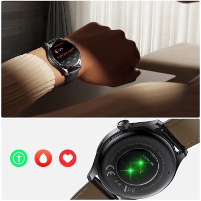 18. Smartwatch Joyroom Classic Series JR-FC2 Pro z funkcją odbierania połączeń - ciemnoszary