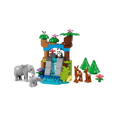 6. LEGO DUPLO TOWN 10446 Rodziny dzikich zwierząt 3w1