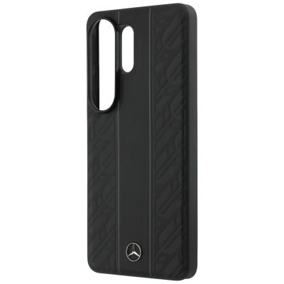6. Etui Mercedes Laurel Leaves Vertical Stripes MagSafe na Samsung Galaxy S26 Ultra - czarne