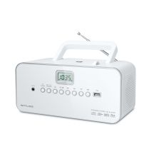 Radioodtwarzacz Muse M-28 RDW przenośne radio FM/CD/MP3/Jack/USB Biały