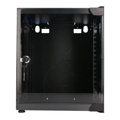 Extralink LITE 6U 10 280X310 WALL-MOUNTED RACKMOUNT CABINET BLACK Stojak wolnostojący/ścienny/podłogowy Czarny