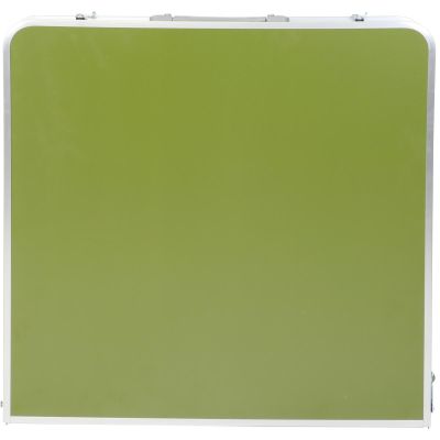 13. STOLIK TURYSTYCZNY SKŁADANY KEMPINGOWY 120X60X70/62/55CM + 4 KRZESŁA ZIELONY