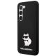 2. Etui Karl Lagerfeld Silicone Choupette na Samsung Galaxy S24+ - czarne