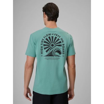 2. T-shirt relaxed z nadrukiem męski 4F 4FRSS26TTSHM4296-47S