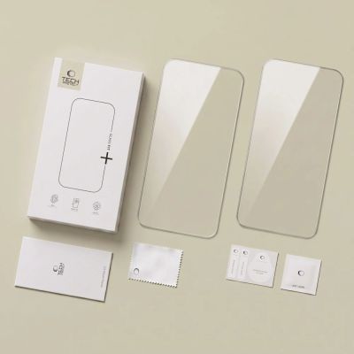 17. Szkło hartowane Tech-Protect Glass Fit+ 2-pack na iPhone 16 Pro Max / 17 Pro Max - przezroczyste