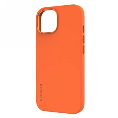 2. Etui Decoded Silicone Case silikonowe z MagSafe do iPhone 15 Plus - pomarańczowe