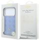 8. Etui Guess Peony 4G Small Logo MagSafe na iPhone 18 Pro / 17 Pro - jasnoniebieskie