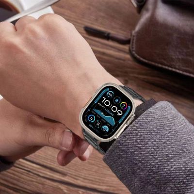 4. Bransoletka Tech-Protect Stainless na Apple Watch 44 / 45 / 46 / 49 mm - srebrne