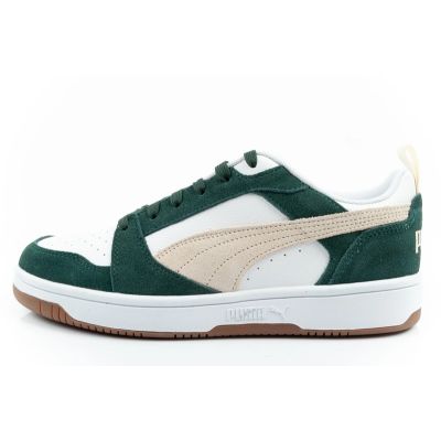 2. Puma buty sportowe sneakersy męskie Rebound v6 modne wygodne białe zielone