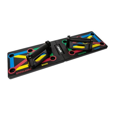 7. VIRTUFIT DESKA DO POMPEK 12-W-1 Z UCHWYTAMI DO POMPEK