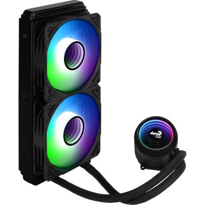2. Chłodzenie wodne AEROCOOL PGS MIRAGE L240 ARGB BK