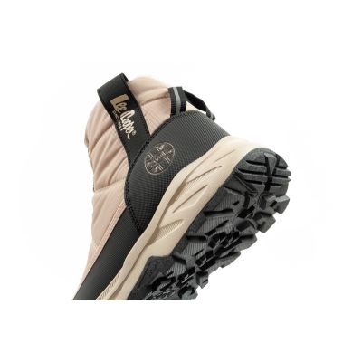 7. Lee Cooper buty sportowe damskie zimowe trekkingowe ocieplane beżowe czarne
