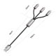 2. Kabel Tech-Protect UltraBoost 3w1 USB-A - Lightning / USB-C / micro USB 3.5A 1m - szary