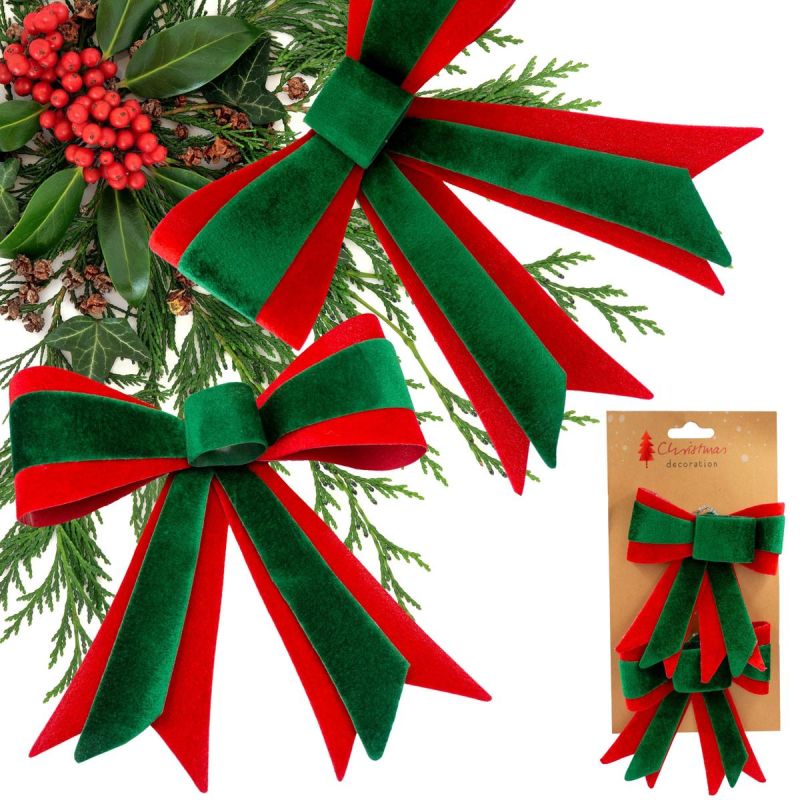 7. KOKARDA DEKORACYJNA 14CM 2SZT