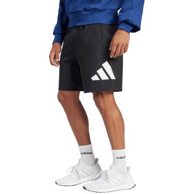 Spodenki męskie adidas Essentials Big Logo Single Jersey czarne IS6909