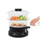 2. Tefal Minicompact VC139810 szybkowar parowy 2 kosz. Wolnostojący 800 W Czarny