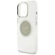 6. Etui Guess IML Metal Colored Circle Classic Logo MagSafe na iPhone 16 Pro Max - szare