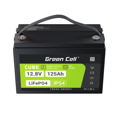 6. Green Cell CUBE Akumulator LiFePO4 125Ah 12V/12.8V 1600Wh LFPGC12V125AH