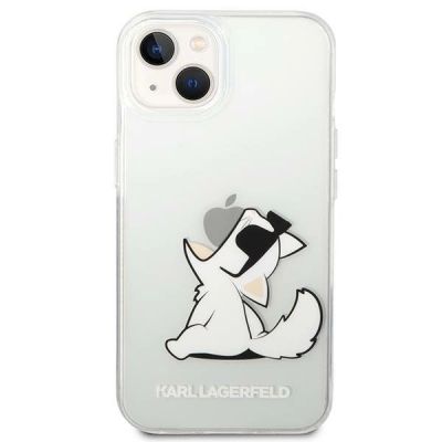 3. Etui Karl Lagerfeld Choupette Fun na iPhone 14 Plus - przezroczyste