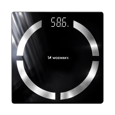 6. Waga łazienkowa Wozinsky WIWL-30 inteligentna Bluetooth - czarna