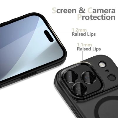 4. Etui Tech-Protect MagCam MagSafe na iPhone 17 Pro Max - czarny mat