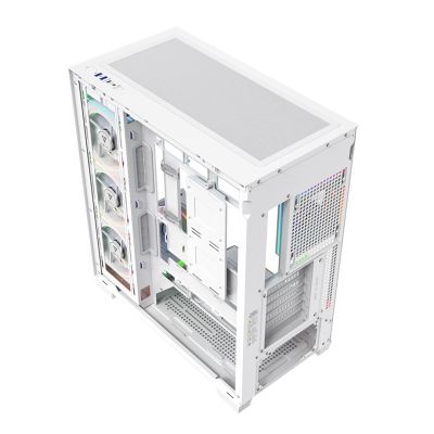 7. MODECOM OBUDOWA VOLCANO STELLAR PLUS ARGB MIDI 5F WHITE