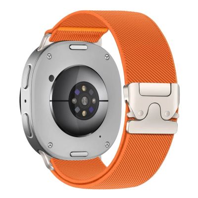 2. Pasek Tech-Protect Nylon Clasp na Samsung Galaxy Watch 40 / 44 / 46 mm - pomarańczowy