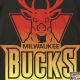 3. Koszulka Sportowa Mitchell & Ness NBA Milwaukee Bucks T-Shirt Czarna