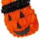 3. FIGURKA DEKORACYJNA DYNIA 35CM HALLOWEEN POMARAŃCZOWY PASEK