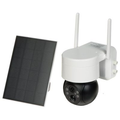 Kamera solarna IP, zewnętrzna z czujką PIR ICSEE-W41SD-SOLAR Wi-Fi - 4 Mpx 3.6 mm