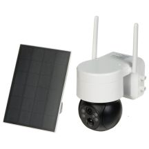 Kamera solarna IP, zewnętrzna z czujką PIR ICSEE-W41SD-SOLAR Wi-Fi - 4 Mpx 3.6 mm