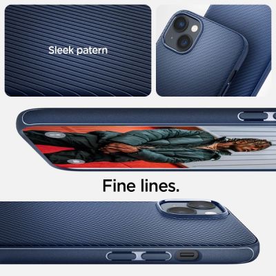 6. Etui Spigen Mag Armor na iPhone 14 Plus - niebieskie