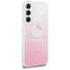 4. Etui Hello Kitty IML Gradient Electrop Kitty Head na Samsung Galaxy A55 - różowe