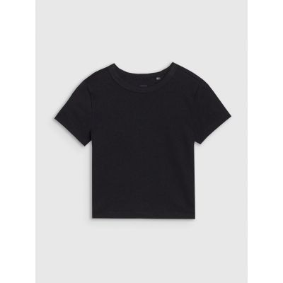 5. Dziewczęcy top basic t-shirt 4F 4FJWSS25TTSHF1852-20S