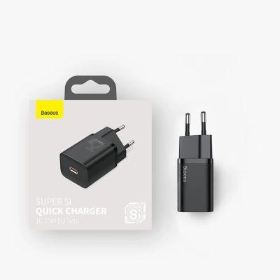 20. Baseus Super Si 1C szybka ładowarka USB Typ C 25W Power Delivery Quick Charge czarny (CCSP020101)