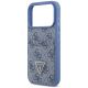 6. Etui Guess 4G nauble Card Triange na iPhone 18 Pro / 17 Pro - niebieskie