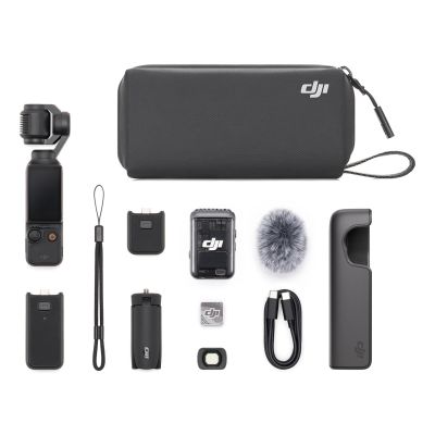 19. DJI Osmo Pocket 3 Creator Combo aparat ze stabilizatorem 4K Ultra HD 9,4 MP Czarny