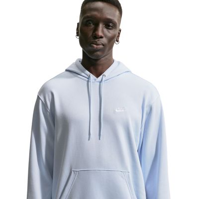 3. Bluza męska Nike Club FT PO Hoodie błękitna FN3866 407