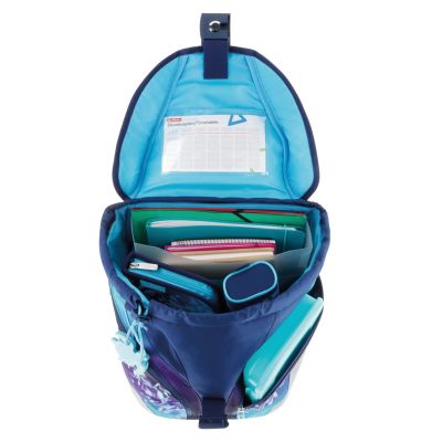 7. Herlitz SoftLight Plus Greenline Blue Ice zestaw do plecaka szkolnego Dziewczyna Poliester Niebieski, Granatowy (marynarski)
